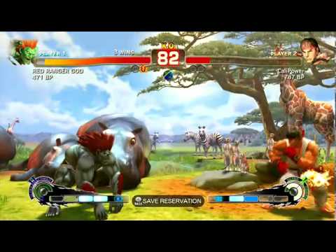 RED RANGER VS CALIPOWER (ALEX VALLE)