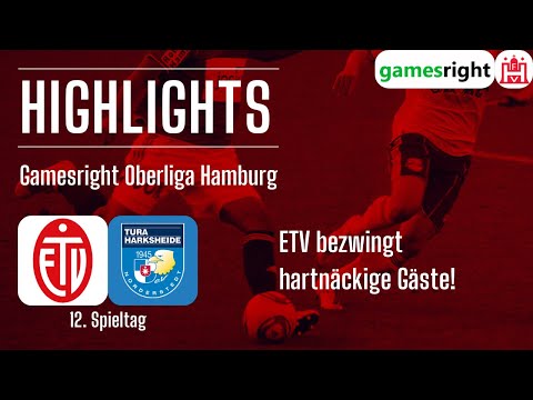 12. Spieltag Gamesright Oberliga Hamburg Highlights Eimsbütteler TV - TuRa Harksheide