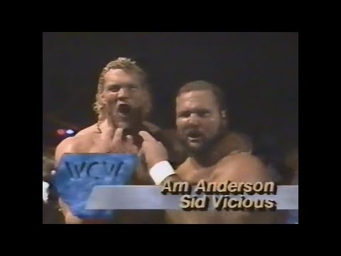 Sting & El Gigante vs Arn Anderson & Sid Vicious   Saturday Night April 6th, 1991