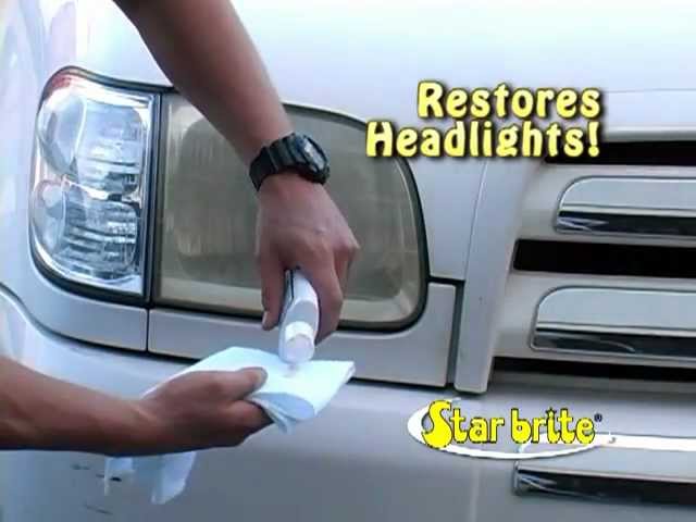 Vídeo relacionado con STAR BRITE Clear Plastic Restorer - Paso 1 para Renovar, Restaurar y Mantener Superficies Viejas, Brumosas, Amarillas, de Plástico Rayado, Policarbonato y Acrílico,El embalaje puede variar.