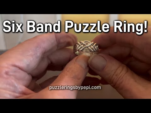 How to assemble a six band puzzle ring | Puzzle Rings By Pepi