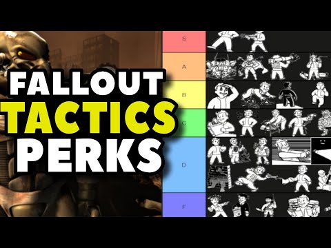 Fallout Tactics - Perks Tier Lists