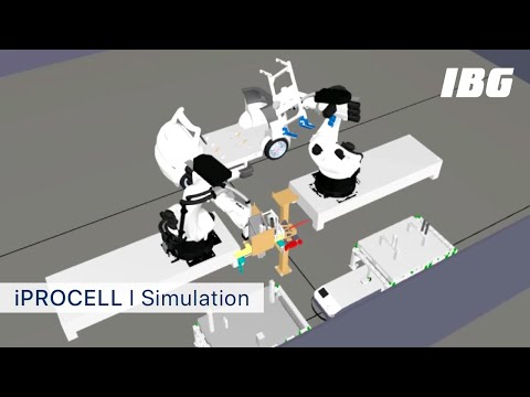 iPROCELL – Simulation einer vollautomatischen Montagezelle für Elektrofahrzeuge