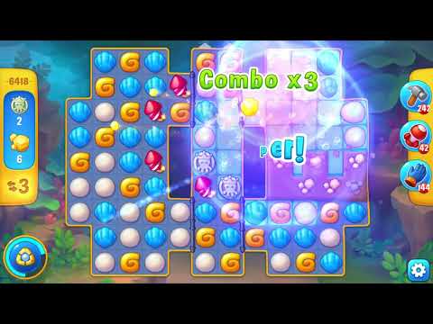 Fishdom 6418 Level - 18 moves - NO BooSTERS