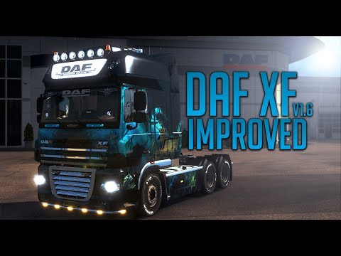 DAF XF Improved v1.6  | Euro Truck Simulator 2 (ETS2 1.27 Mod)