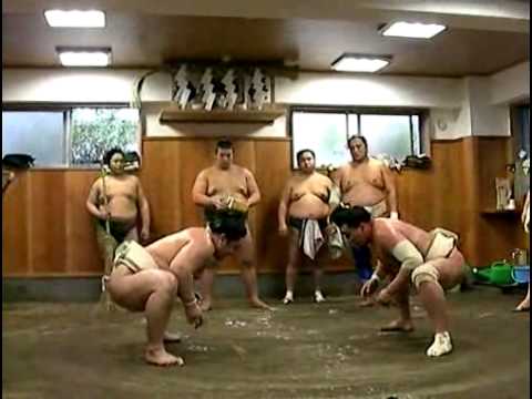 Asashoryu vs. Harumafuji sparring