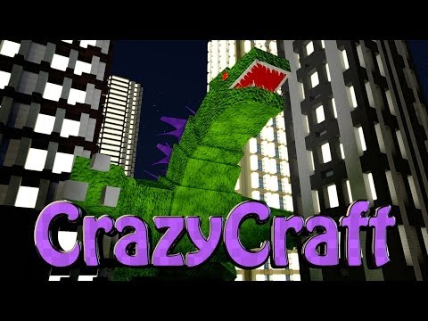 Minecraft | CrazyCraft - OreSpawn Modded Survival Ep 97 - "MOBZILLA OWNAGE"