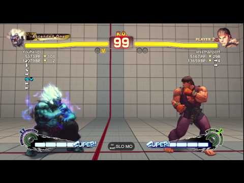 SSF4 AE Ver. 2012: Youhei-_- [Oni] vs. lessthanpotf [Ryu] - PSN Ranked Match