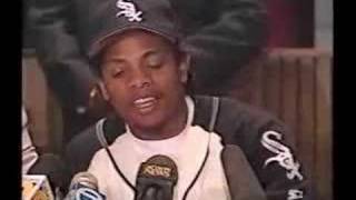 Eazy-E on the news with the Compton Mayor