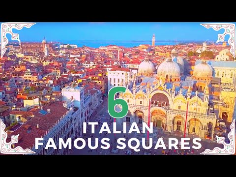Top 6 italian famous squares (save the list) 👉