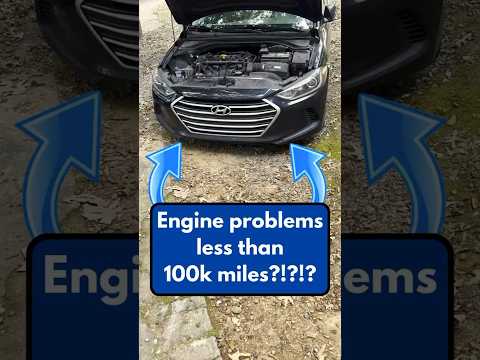 Major problems already with this 2017 Hyundai Elantra #automobile #automotive #elantra #engine