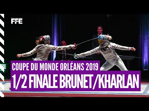 CdM SD Orléans 2019   demie Brunet FRA vs Kharlan UKR