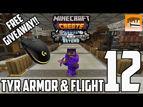 Minecraft Create Above and Beyond - Tyr Armor, Flight & Giveaway - Episode #12 - Modded Minecraft