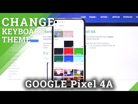 How to Customize Keyboard Theme on GOOGLE Pixel 4A – Keyboard Background with Picture