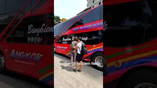 Bangkok / Thailand 🇹🇭 to Siem Reap / Cambodia 🇰🇭 by bus