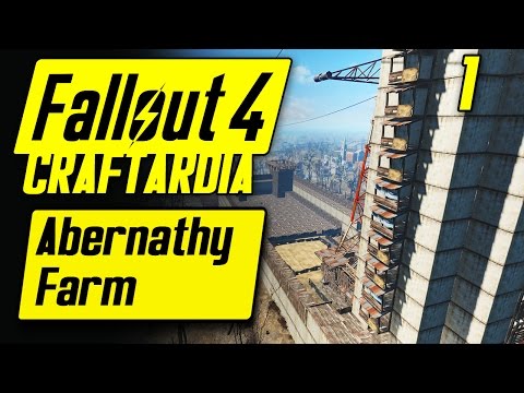 Fallout 4 Abernathy Farm Settlement #1 - Base Building Timelapse - Fallout 4 Settlement Building