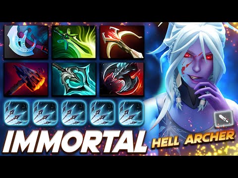 Drow Ranger Immortal Marksman - Dota 2 Pro Gameplay [Watch & Learn]