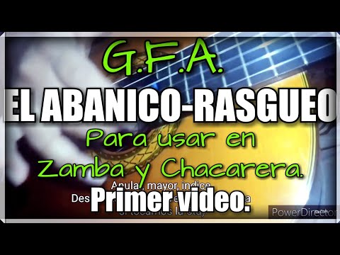 Clases de Guitarra Folklórica Argentina-El Abanico- Para Rasgueo de Zamba y Chacarera.