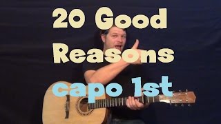 20 Good Reasons (Thirsty Merc) Easy Guitar Lesson How to Play Tutorial