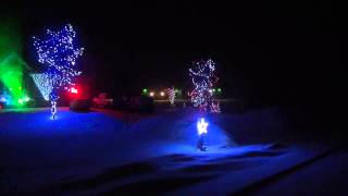 Animated Family Christmas Light Show 2013 Bob Rivers - Joy To The World