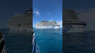 Norwegian Prima ✨ #cruisenorwegian #nclprima Tendering back from Great Stirrup Cay