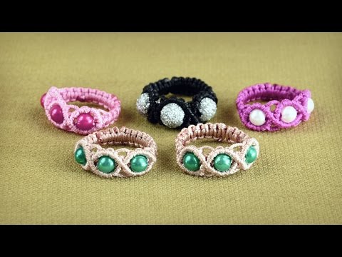 Macramé Double Wave Bracelet Beautiful Blue Danube by Strauss