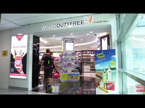 Lojas New World Duty Free e WHSmith no Aeroporto da Cidade de Belfast
