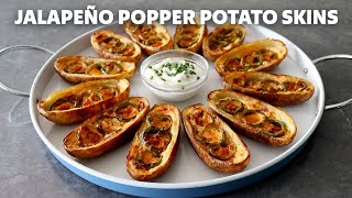 Jalapeno Popper Potato Skins | Food Wishes