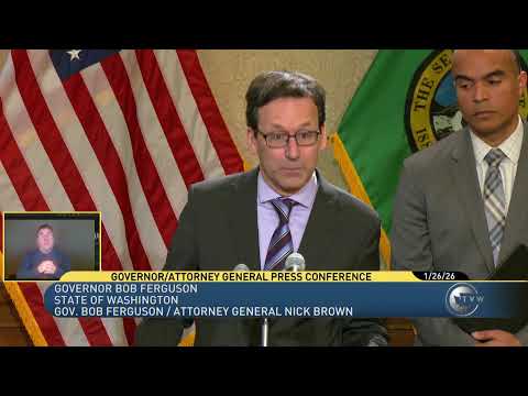 Gov. Bob Ferguson/Attorney General Nick Brown Press Conference