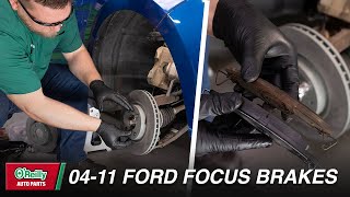 How To: Change the Brake Pads and Rotors on a 2004 to 2011 Ford Focus