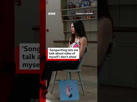 Olivia Rodrigo on songwriting letting her talk about sides she doesn’t usually show. #BBCNews