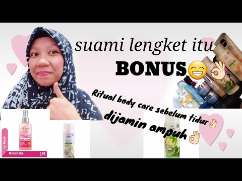 Ritual /Body care night rutin #sariayu#ellips