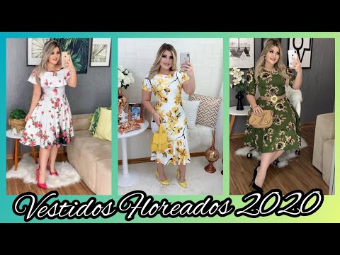 VESTIDOS DE MODA PARA Primavera  🌸CON FLORES 2021/ DRESSES FASHION