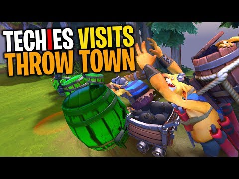Techies Visits Throw Town - DotA 2