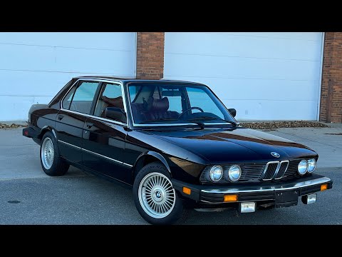 0-60 1984 Bmw 533i walk around. Bring a trailer detailed walk around. SOLD $28,500