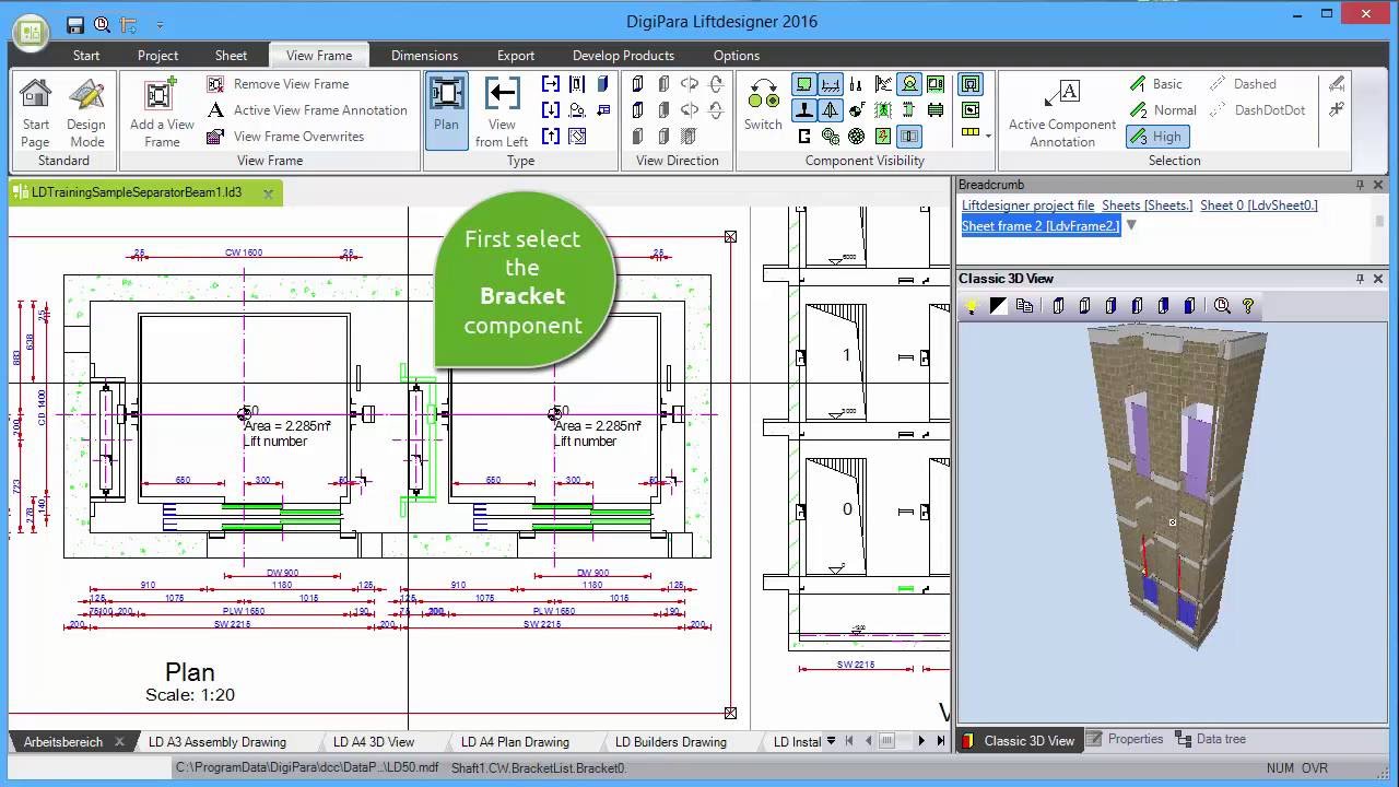 DigiPara Liftdesigner 2016 EN Separator Beam
