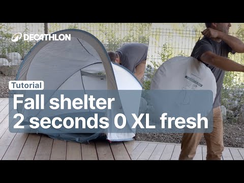 TUTORIAL - How to fall your shelter 2 SECONDS 0 XL FRESH ? | Decathlon_QUECHUA