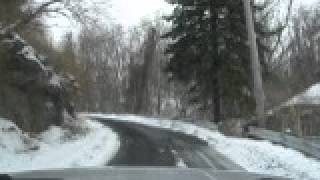 preview picture of video 'Winding Hill Rd. - Bellaire, Ohio  - March 2014 snow'