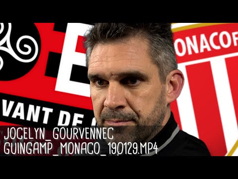 JOCELYN GOURVENNEC RÉAGIT APRÈS GUINGAMP - MONACO (2-2 ; 5-4) / Coupe de la Ligue - 29 janvier 2019