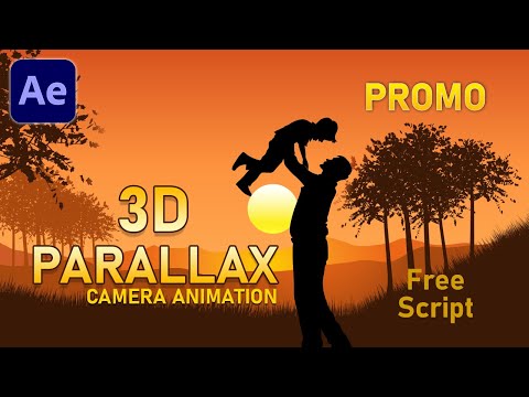 After Effects 3D Parallax Camera Animation Easy Free Script