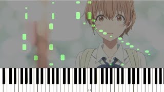 Koe no Katachi / A Silent Voice OST #10 【聲の形】- &quot;Lit&quot; (Synthesia Piano Tutorial + Strings Extended)