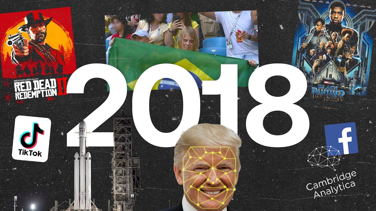 2018 FOI UM ANO LOUCO: FALCON HEAVY, RDR2, ESCÂNDALO DO FACEBOOK! NASCE O TIKTOK! O ANO DO HEXA?!