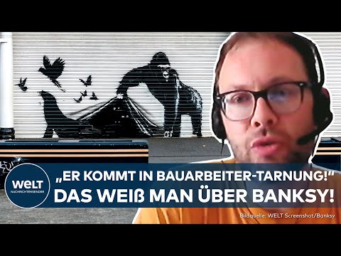 LONDON: Neues Banksy-Werk zeigt befreite Zootiere! "50 Jahre alter Mann" - Das weiß man über Banksy!