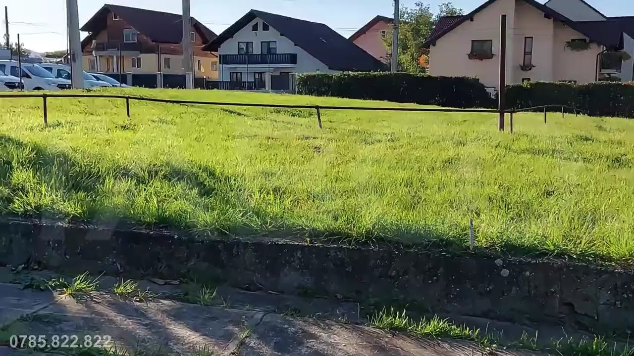 Teren intravilan 1298 mp PUZ toate utilitatile zona buna Cisnadie - Video