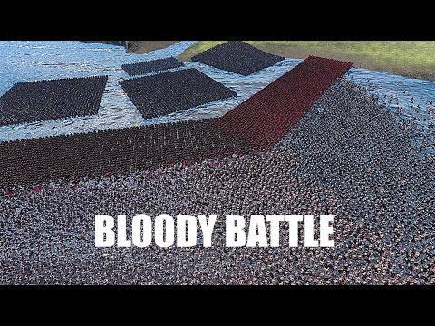 BLOODY BATTLE OF SPARTAN & ROMAN VS VIKING | ULTIMATE EPIC BATTLE SIMULATOR