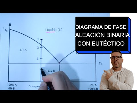 DIAGRAMA DE FASES ( ALEACIÓN BINARIA CON EUTÉCTICO)
