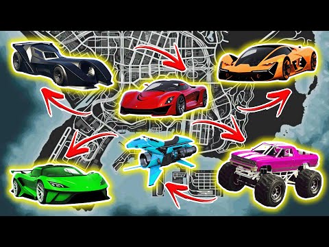 GTA 5 - All New Story Mode Rare Cars Locations 2026 (PS5, PS4, XBOX & PC)
