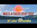 Walk  & SwanBoat Ride at Lake Yamanaka