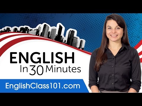 Learn English in 30 Minutes - ALL the English Basics You Need