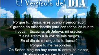 Miniatura del video: El versiculo del dia .com - Salmos 86 v5-8